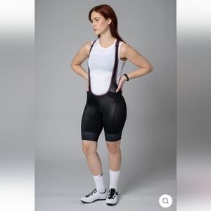 Sigr Riksvag 92 Pro Cycling/Biking Bib Shorts With Thigh Pockets Women's Size S
